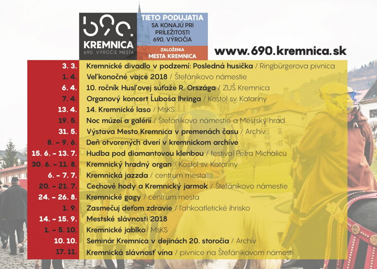 690. výročie mesta Kremnica