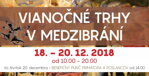 Vianočné trhy v medzibrání 2018